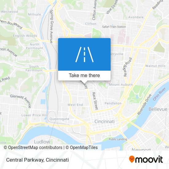 Mapa de Central Parkway