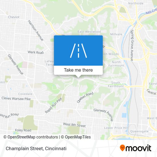 Mapa de Champlain Street