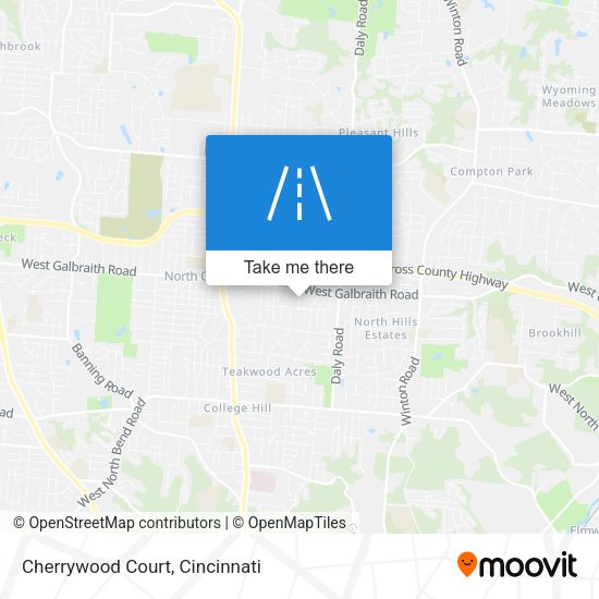 Mapa de Cherrywood Court