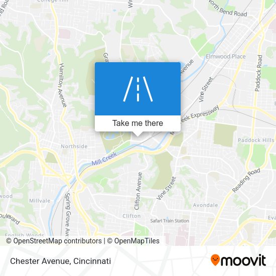 Mapa de Chester Avenue