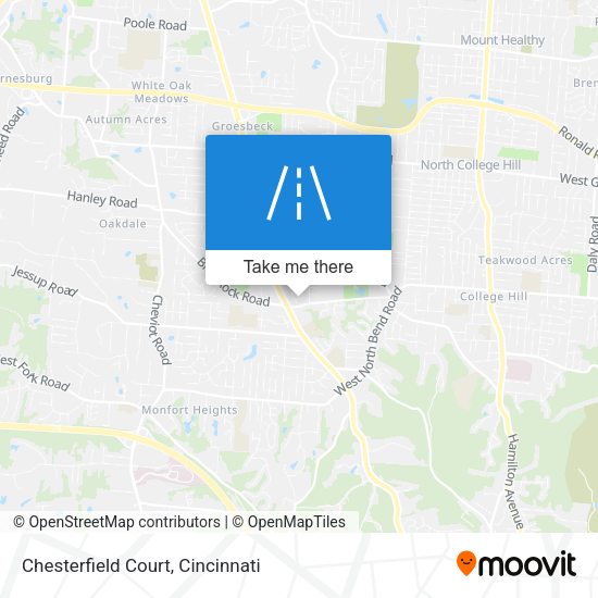 Mapa de Chesterfield Court