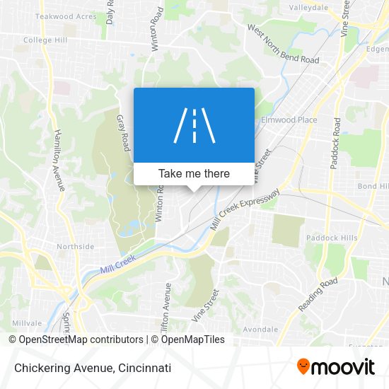 Mapa de Chickering Avenue