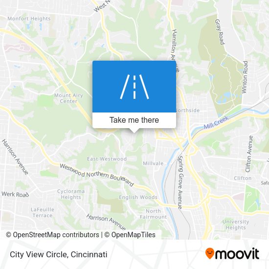 City View Circle map
