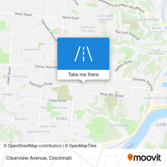 Mapa de Clearview Avenue