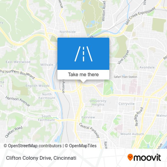 Mapa de Clifton Colony Drive