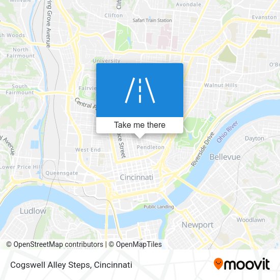 Cogswell Alley Steps map