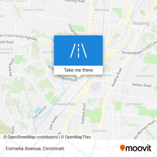 Cornelia Avenue map