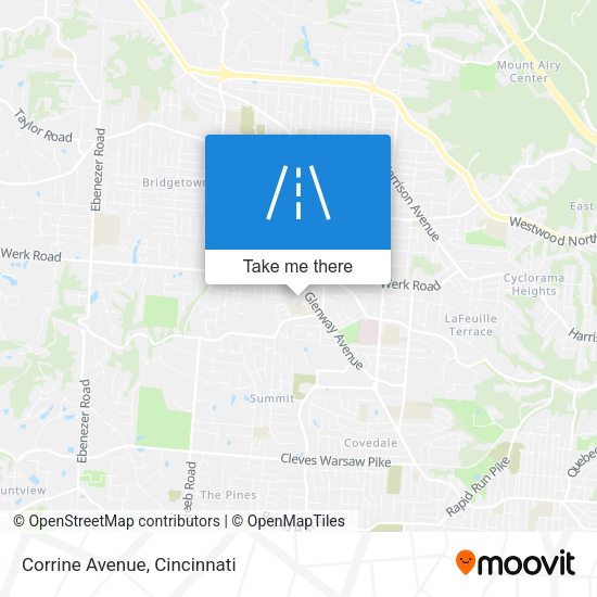 Mapa de Corrine Avenue