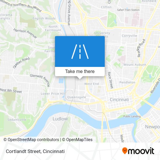 Mapa de Cortlandt Street