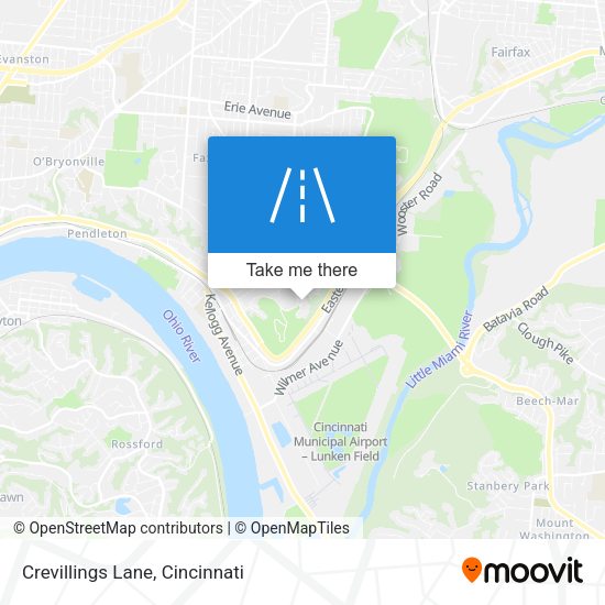 Mapa de Crevillings Lane