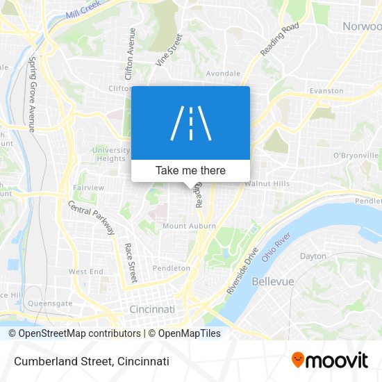 Cumberland Street map