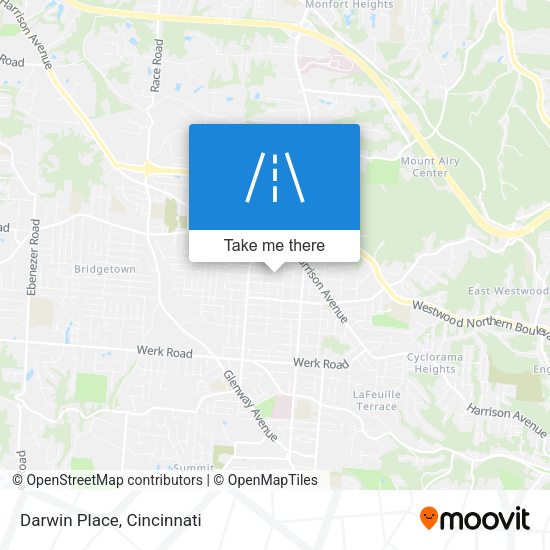 Mapa de Darwin Place