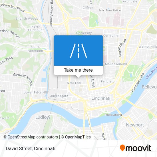Mapa de David Street
