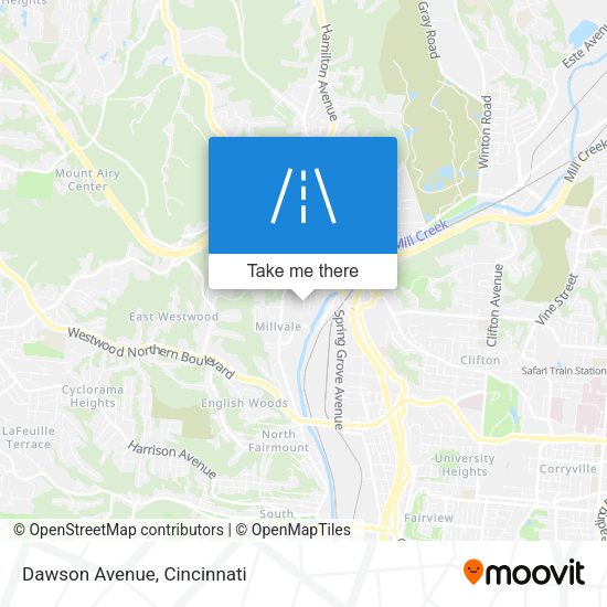 Mapa de Dawson Avenue