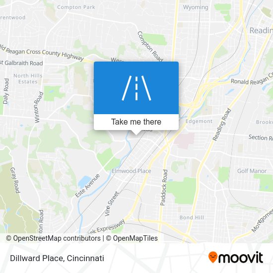 Mapa de Dillward Place