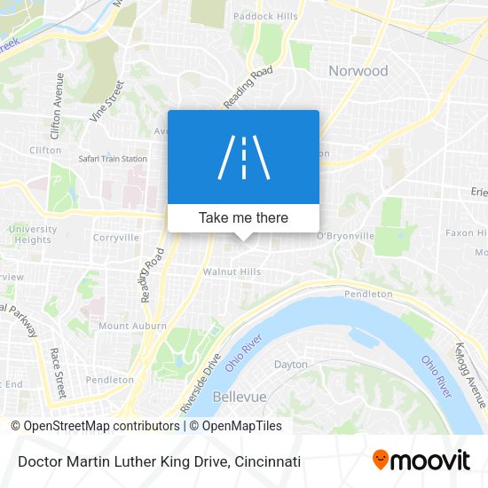 Doctor Martin Luther King Drive map