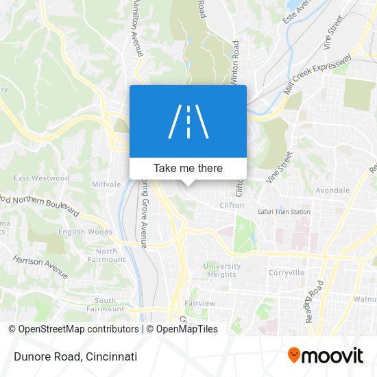 Mapa de Dunore Road