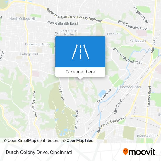 Mapa de Dutch Colony Drive