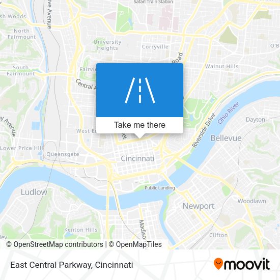Mapa de East Central Parkway