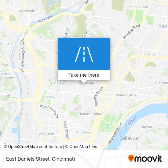 Mapa de East Daniels Street