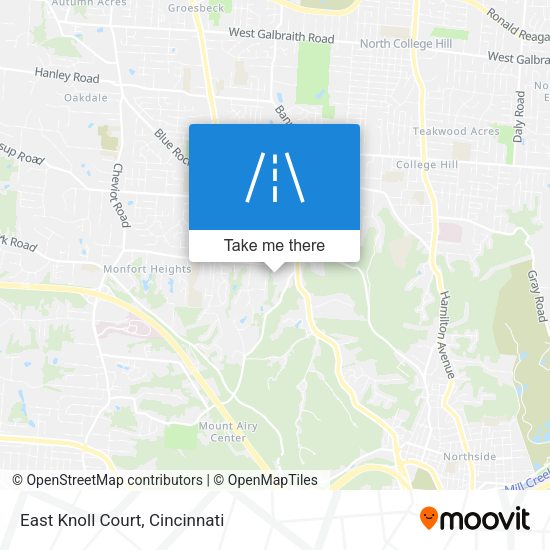 Mapa de East Knoll Court