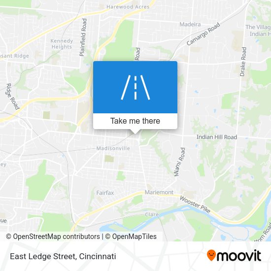 East Ledge Street map