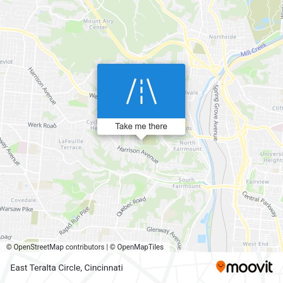 East Teralta Circle map