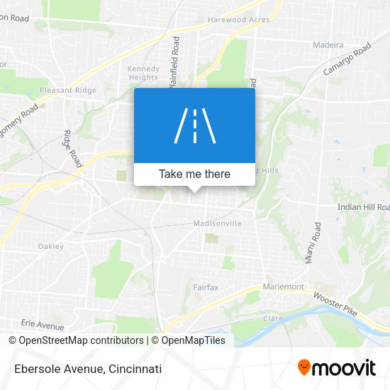 Ebersole Avenue map