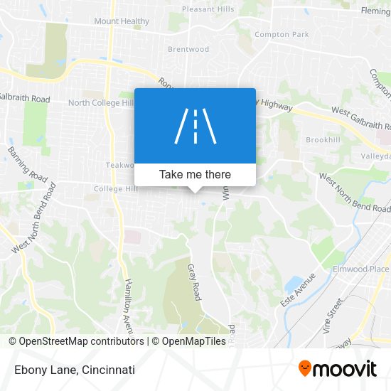 Mapa de Ebony Lane
