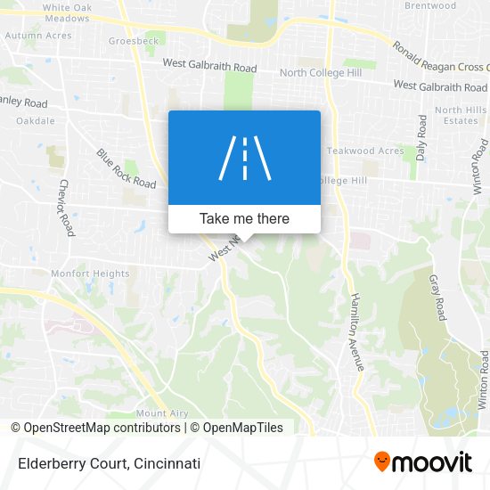 Elderberry Court map