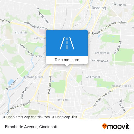 Elmshade Avenue map