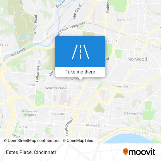 Mapa de Estes Place