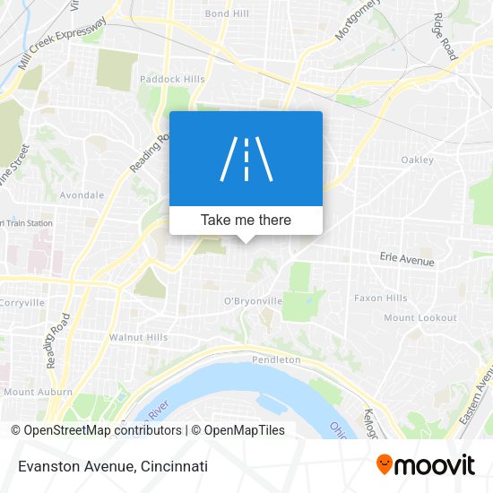 Mapa de Evanston Avenue