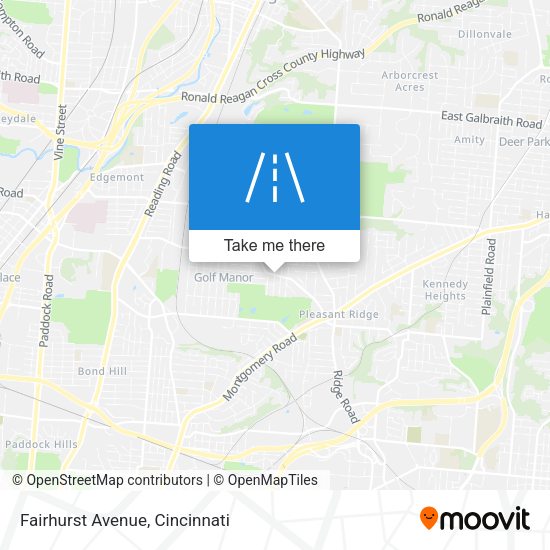 Fairhurst Avenue map