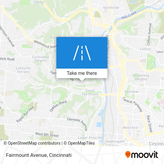 Mapa de Fairmount Avenue