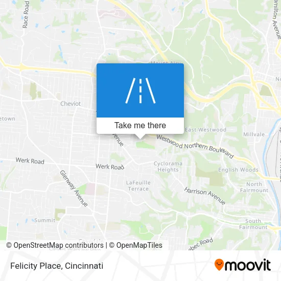Felicity Place map
