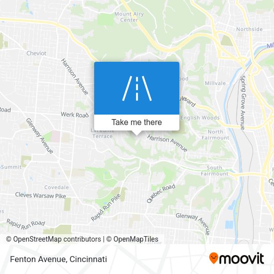 Mapa de Fenton Avenue