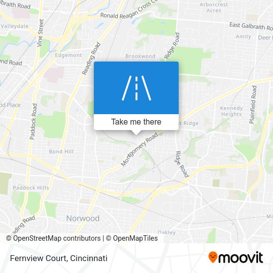 Mapa de Fernview Court