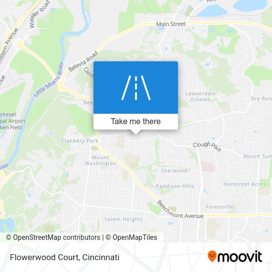 Mapa de Flowerwood Court