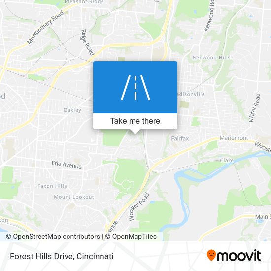 Forest Hills Drive map