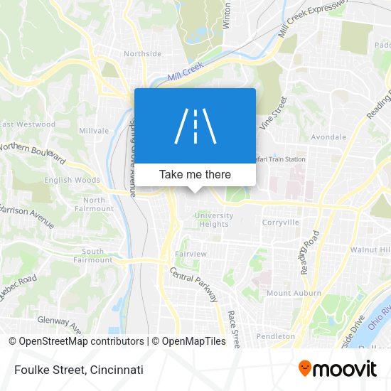 Mapa de Foulke Street