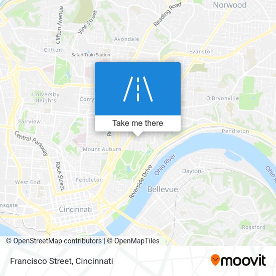 Mapa de Francisco Street