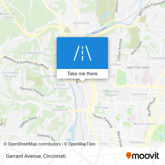 Mapa de Garrard Avenue