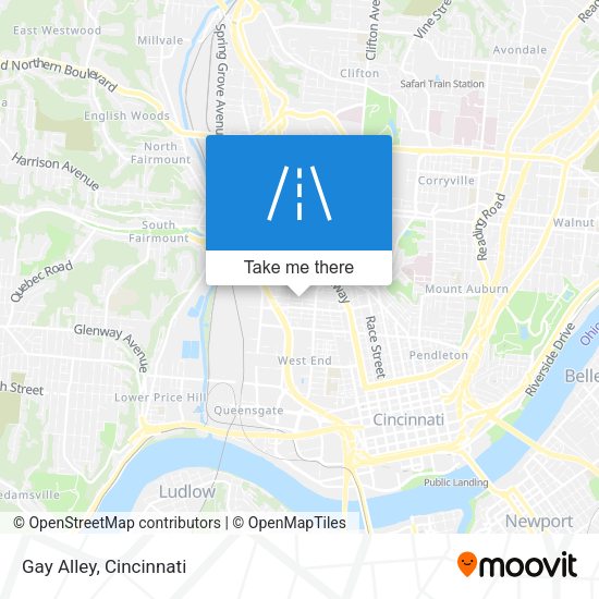 Mapa de Gay Alley