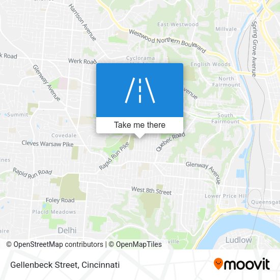 Gellenbeck Street map