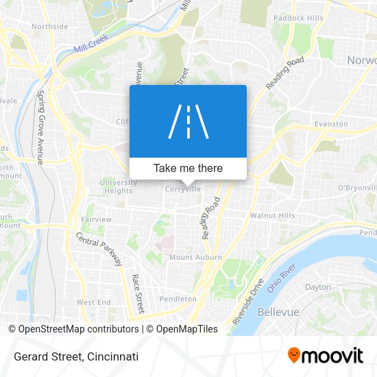 Mapa de Gerard Street