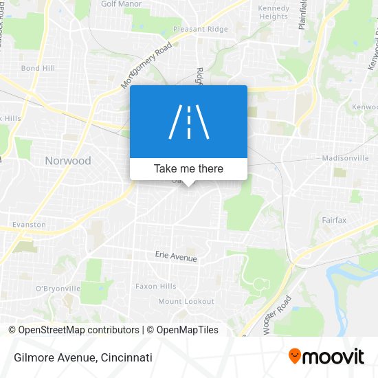 Mapa de Gilmore Avenue