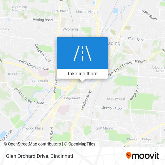 Glen Orchard Drive map
