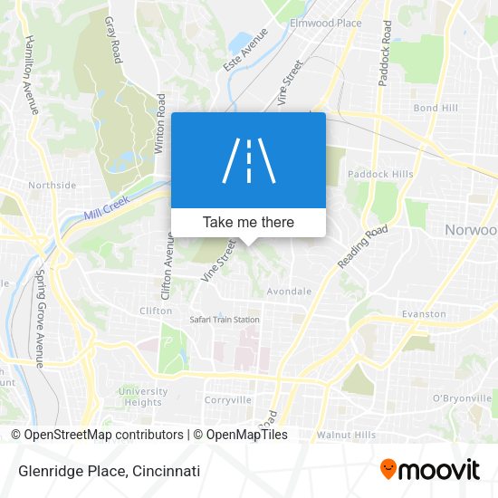 Glenridge Place map