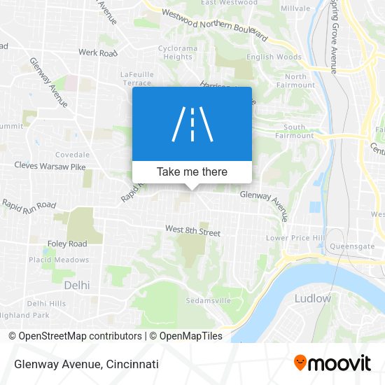 Mapa de Glenway Avenue